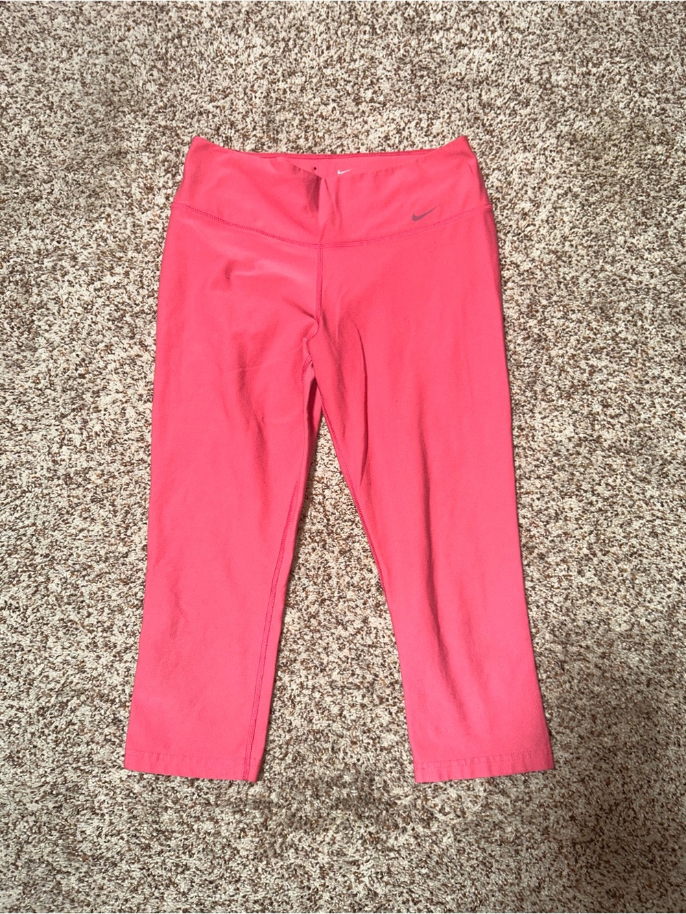 Nike Legend Dri Fit Capri Leggings Pink Cropped Womens Medium